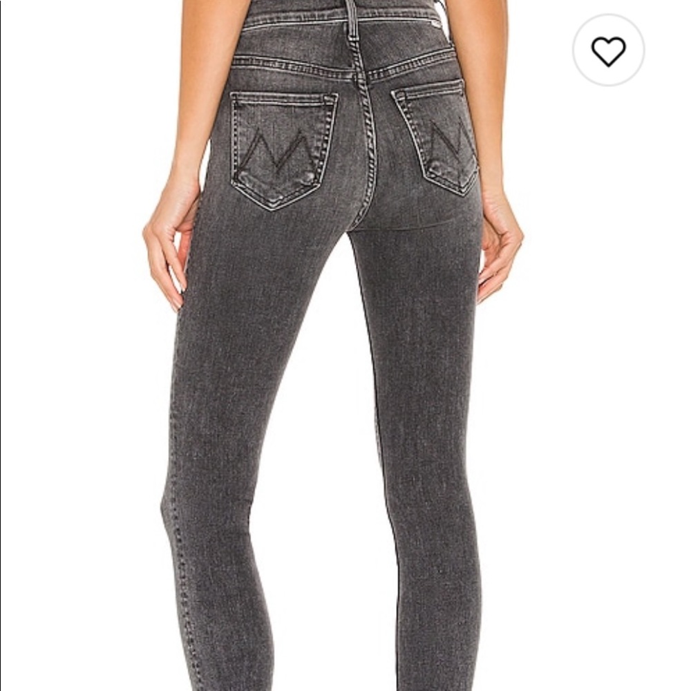 Mother "The Looker" ankle fray in stargazing